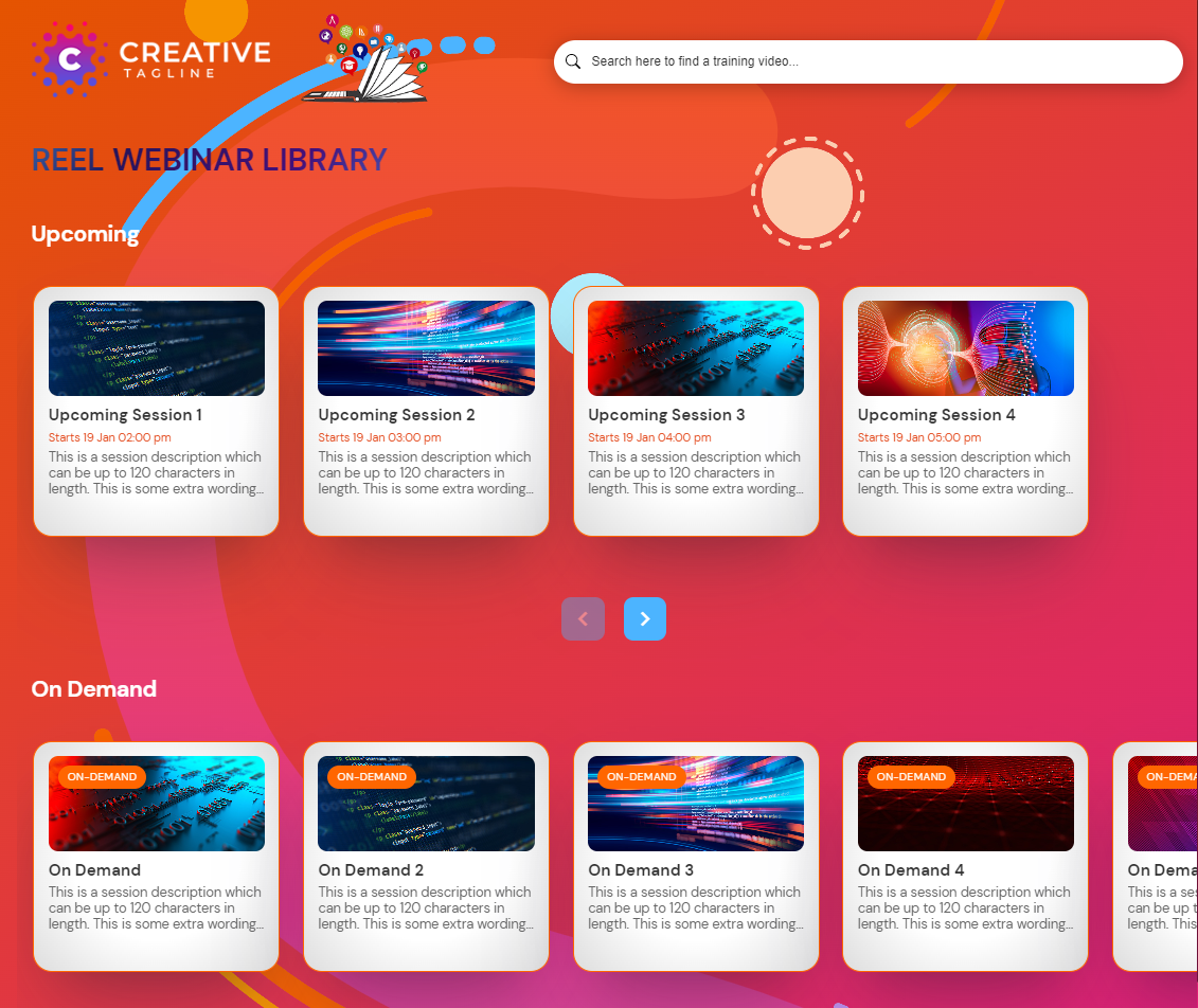 Webinar Library Templates Webinar Library Templates