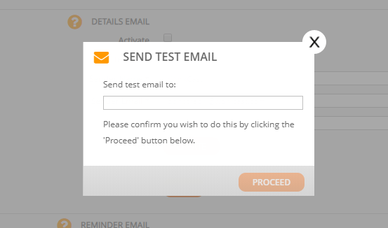 send test email