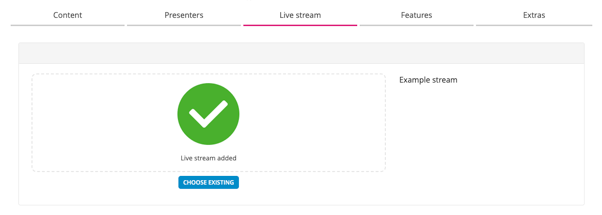 Stream added