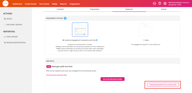 Creator - nextgen polls are here
